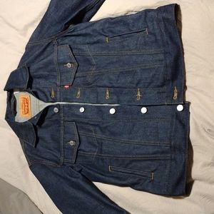 Men's Levi's trucker jacket dark blue